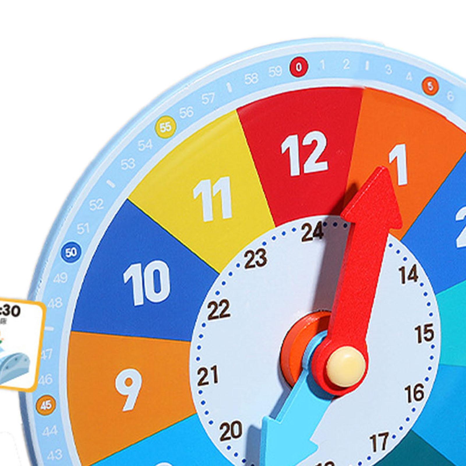 Kids Education Number - Jam Edukatif Kayu untuk Anak-anak, Mainan