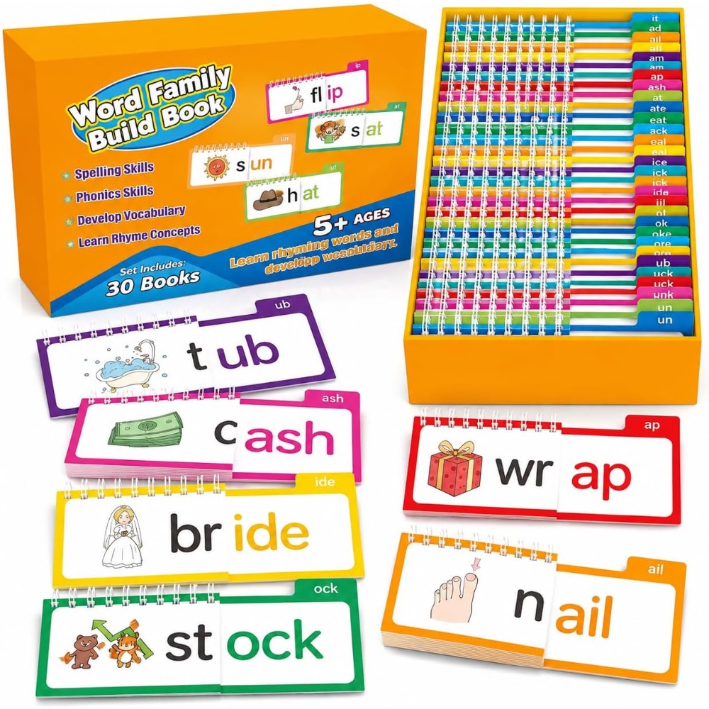 Kids Education Rhymes - Kartu Flash Phonics 30, Buku Balik