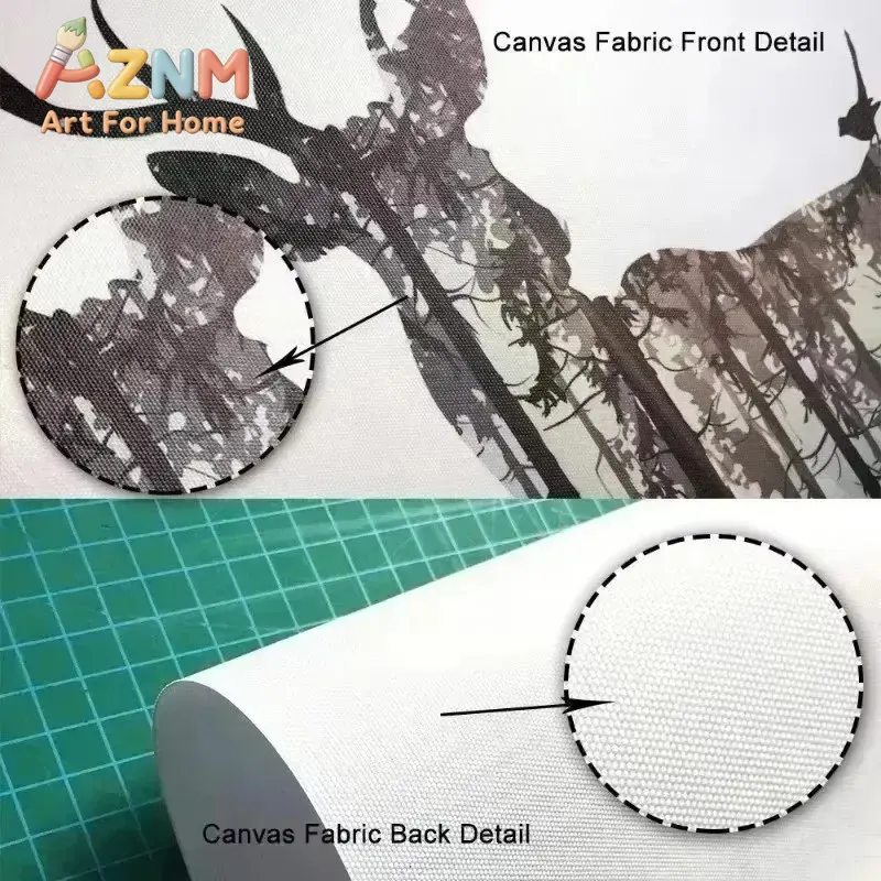 AZNM Lukisan Dinding Kanvas Be - Kids Education Name ulasan dan harga