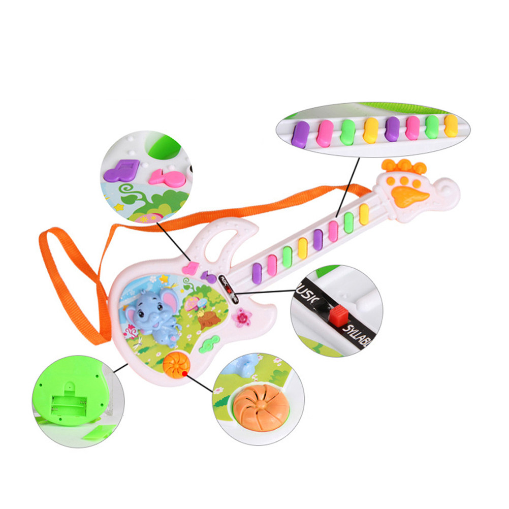 8 Tombol, Gitar Elektronik Ber - Kids Education Rhymes ulasan dan harga