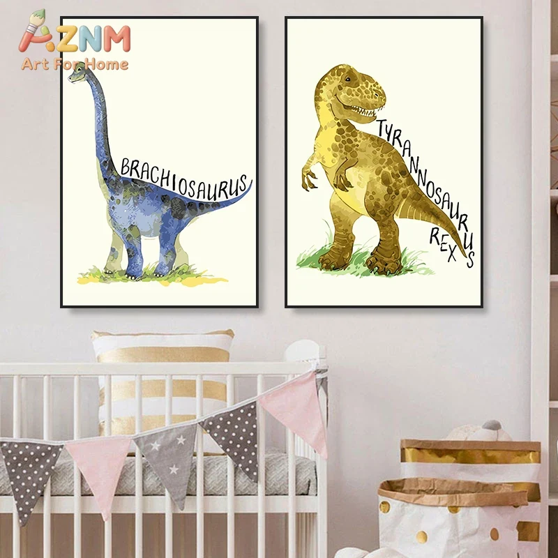 Lukisan Dinding Kanvas Bertema - Kids Education Name ulasan dan harga