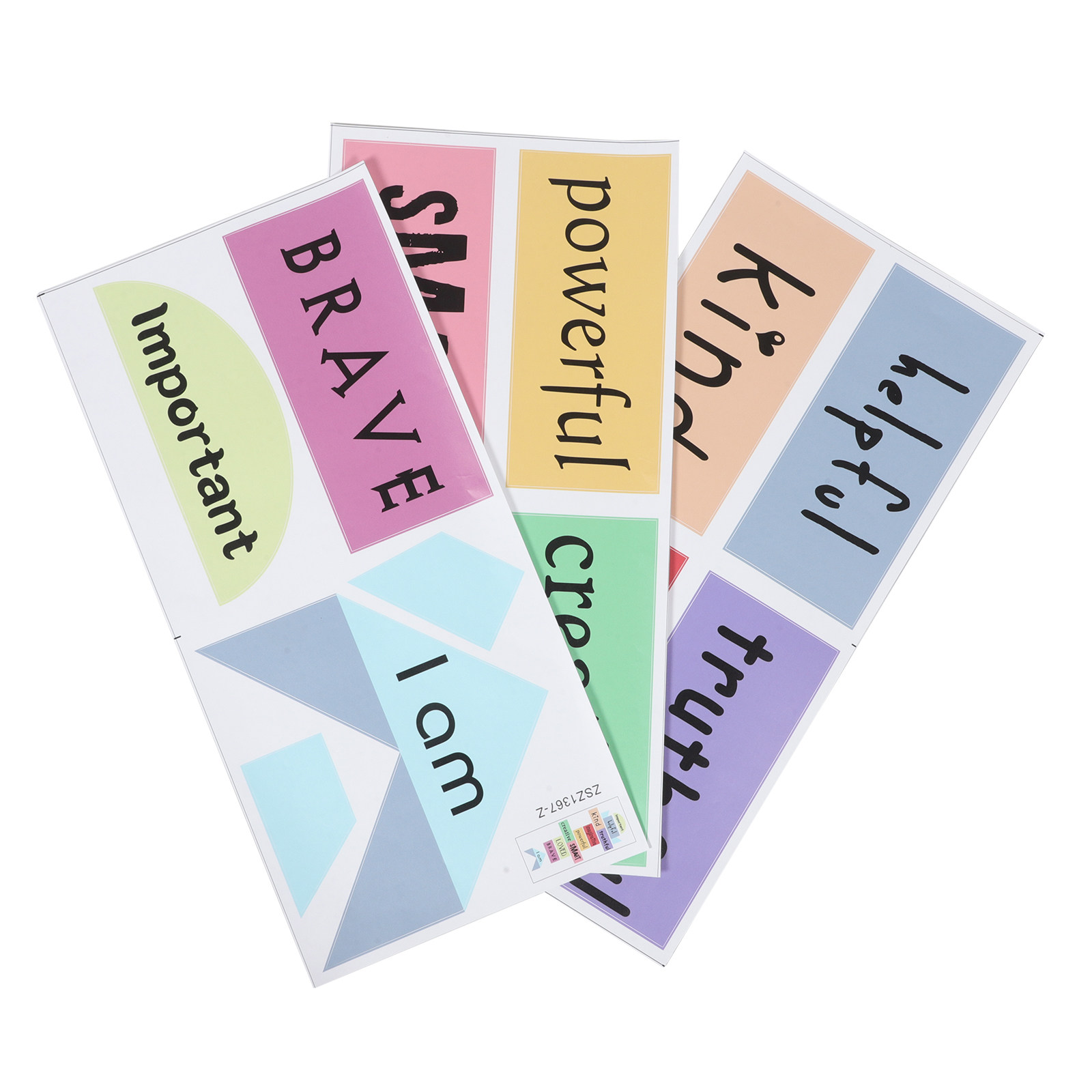3 buah Stiker Lantai Bertema R - Kids Education Motivation ulasan dan harga
